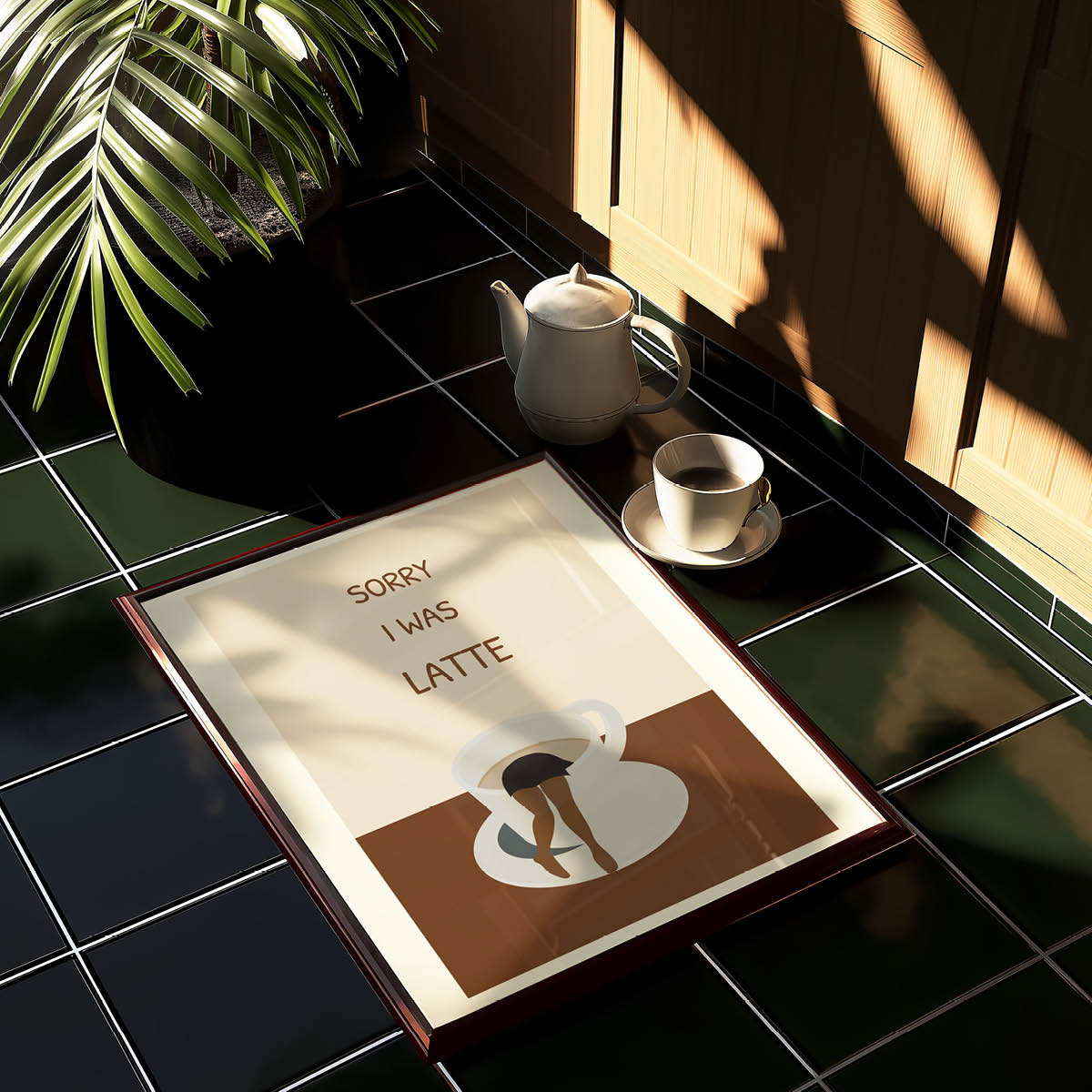 Sorry I Was Latte - 89 available