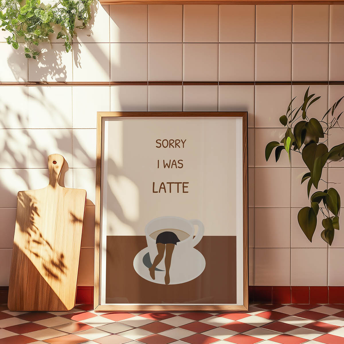 Sorry I Was Latte - 89 available