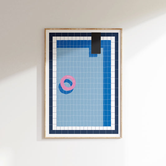 Hot Swimming Pool Print